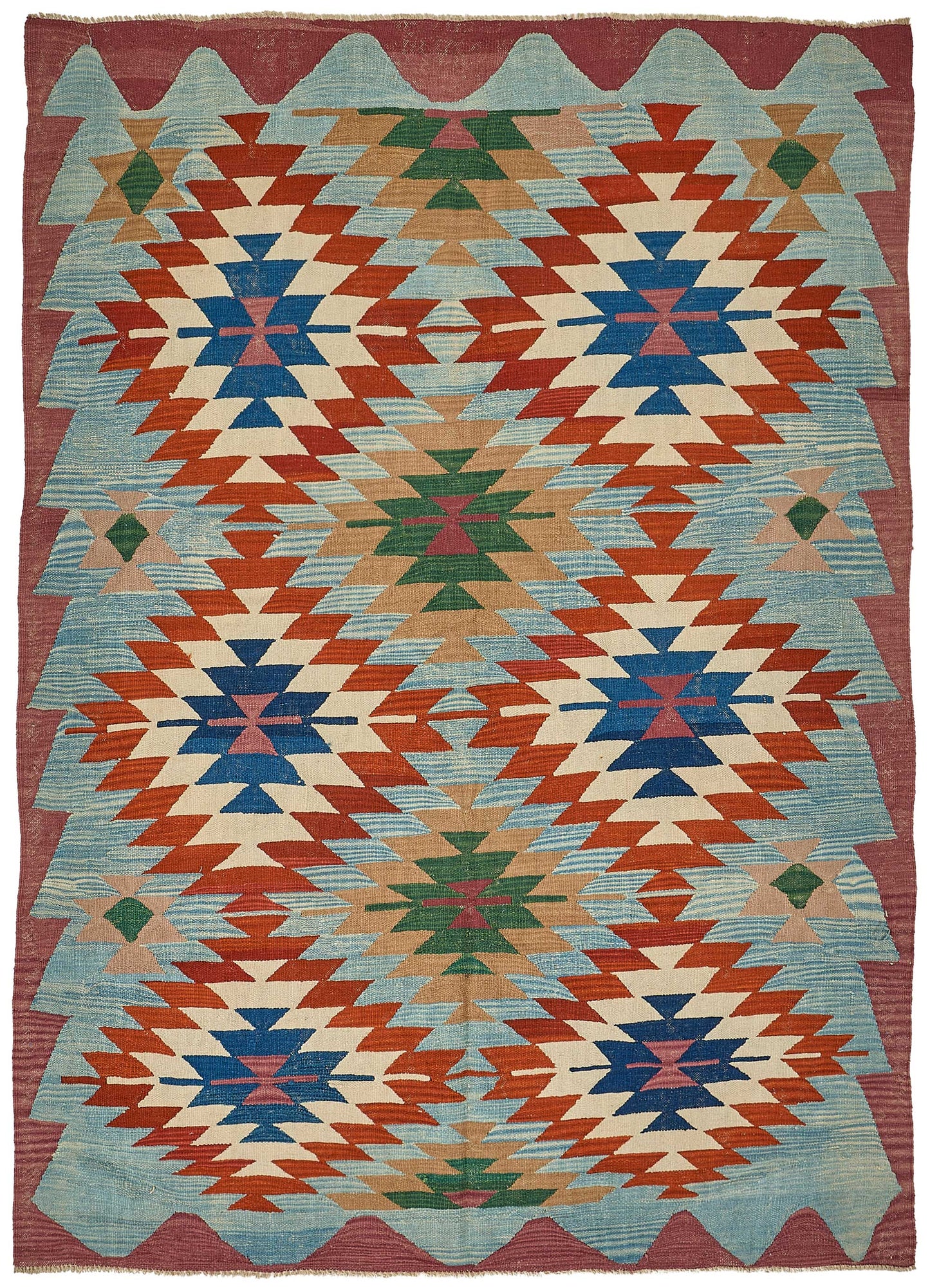 6x8 Handwoven Turkish Kilim Rug - 50703