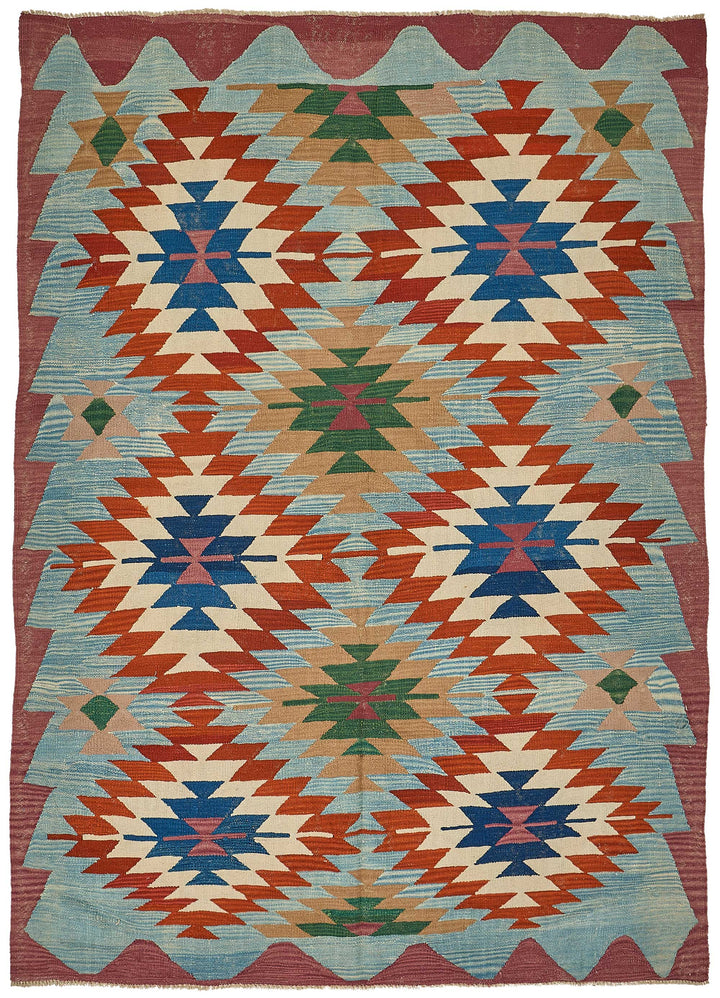 6x8 Handwoven Turkish Kilim Rug - 50703