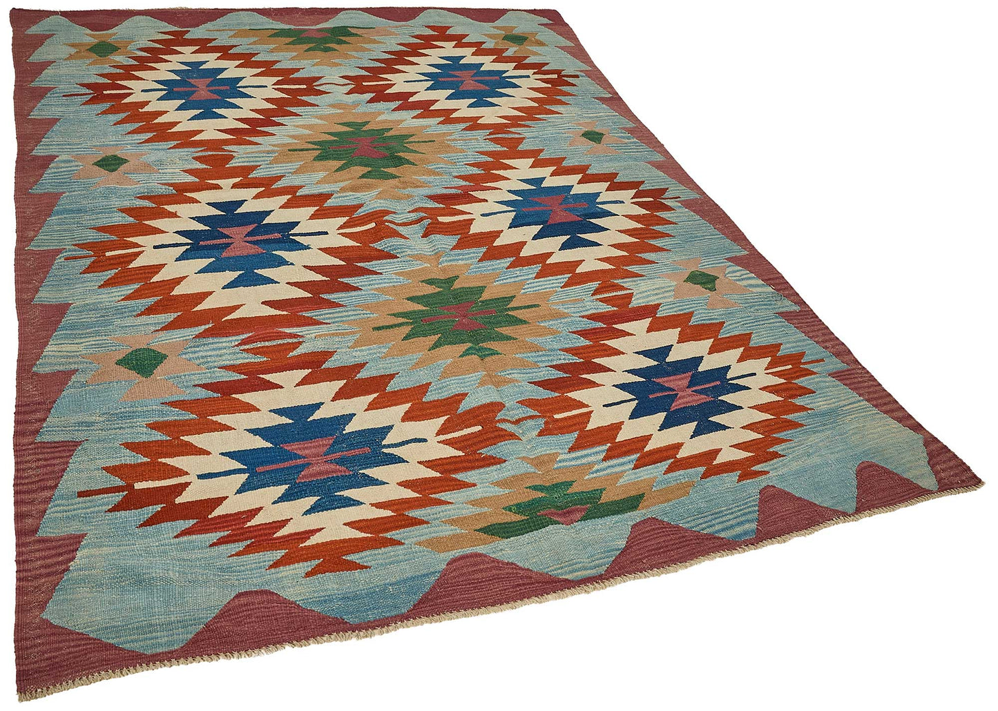6x8 Handwoven Turkish Kilim Rug - 50703