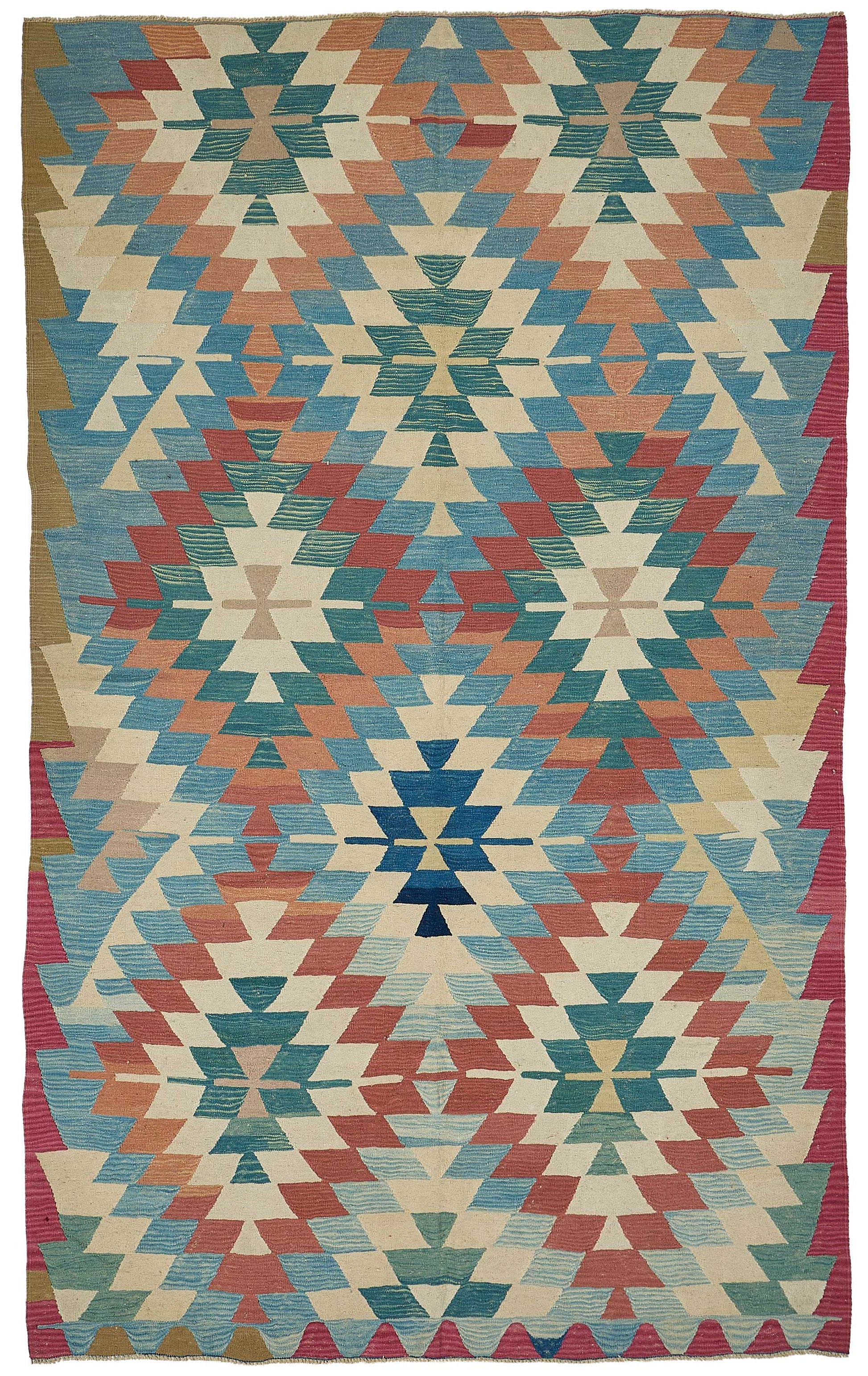 6x10 Handwoven Turkish Kilim Rug - 50704