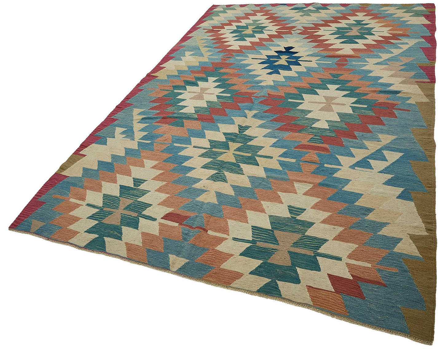 6x10 Handwoven Turkish Kilim Rug - 50704