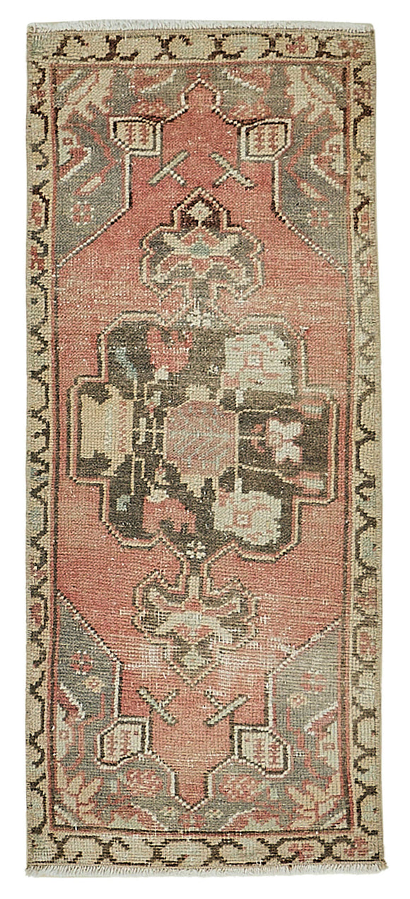 1x3 Vintage Turkish Small Rug – 50705