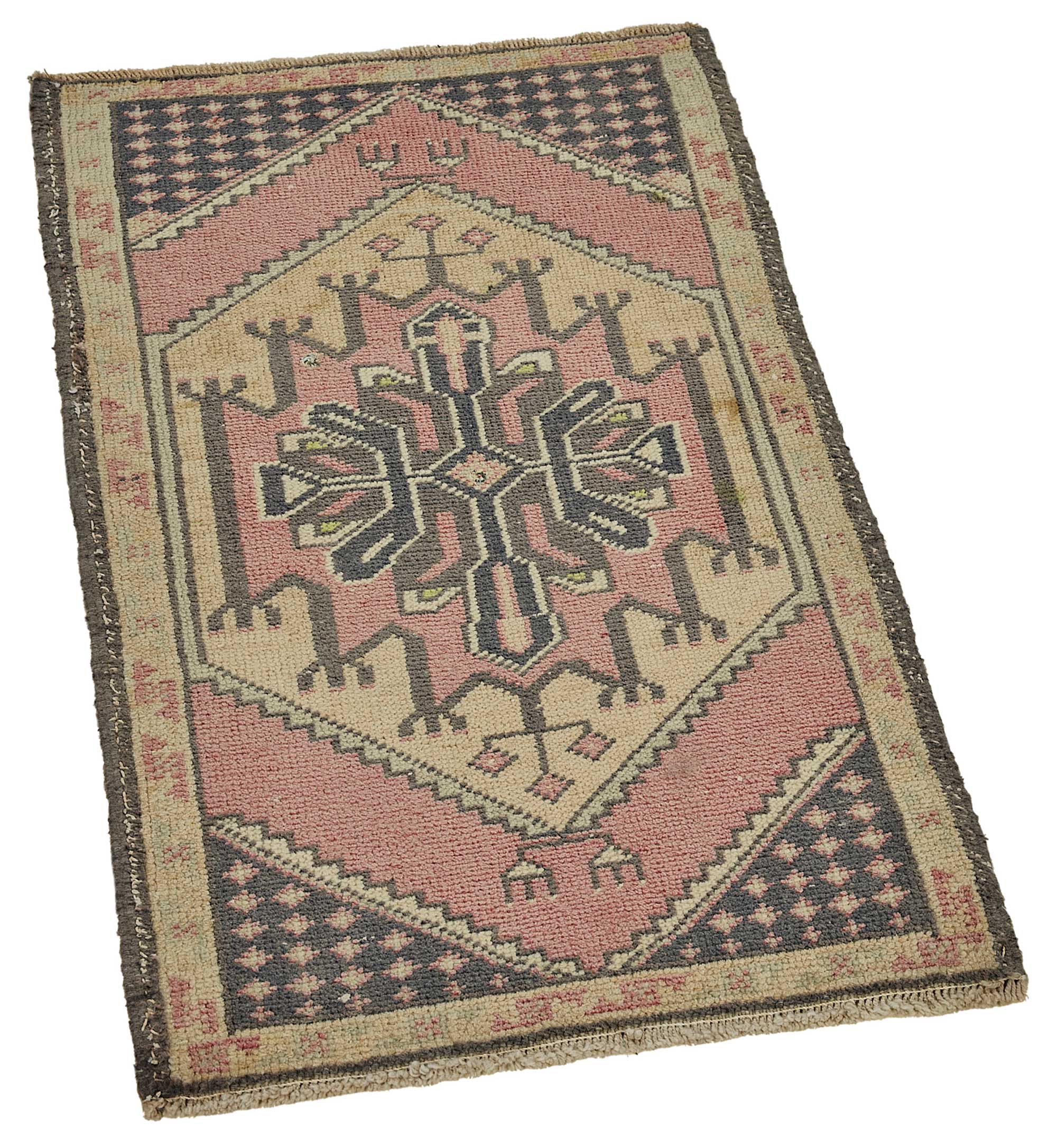 2x3 Vintage Turkish Small Rug – 50706