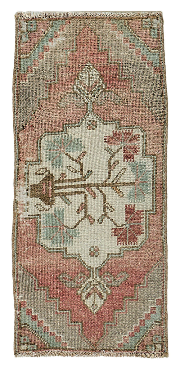 1x3 Vintage Turkish Small Rug – 50708