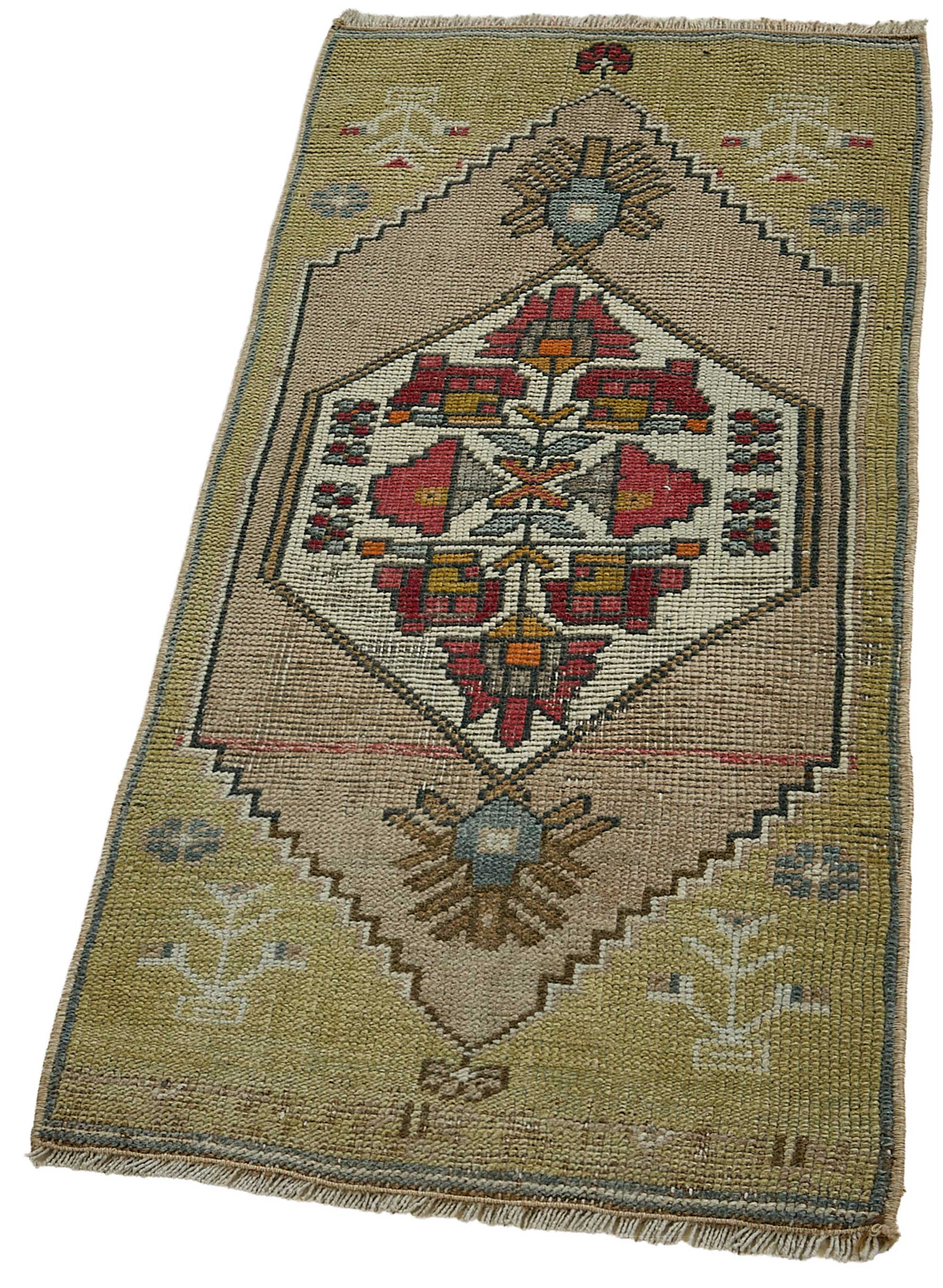 1x3 Vintage Turkish Small Rug – 50710