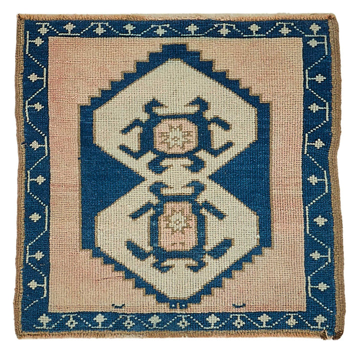 2x2 Vintage Turkish Small Rug – 50717