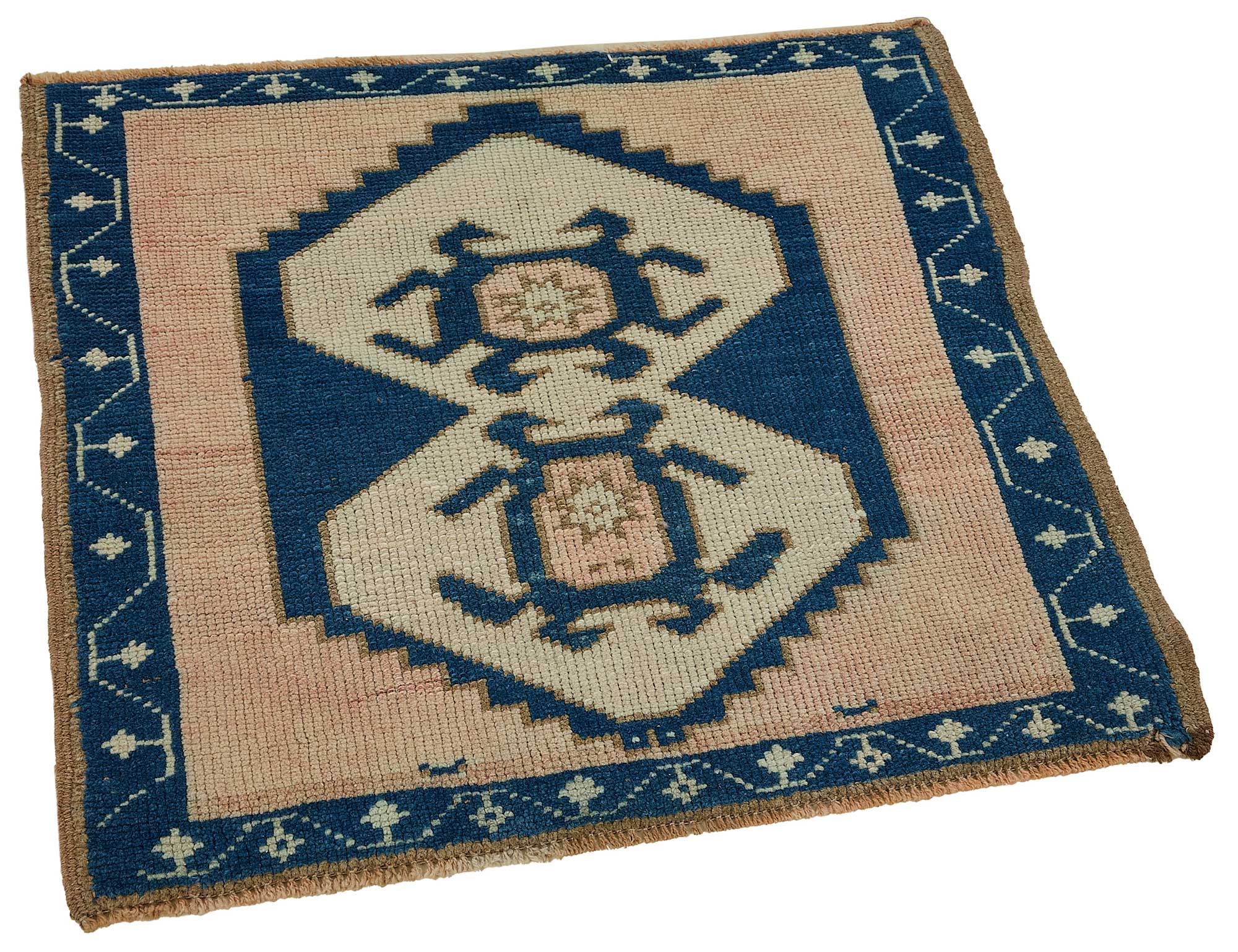 2x2 Vintage Turkish Small Rug – 50717
