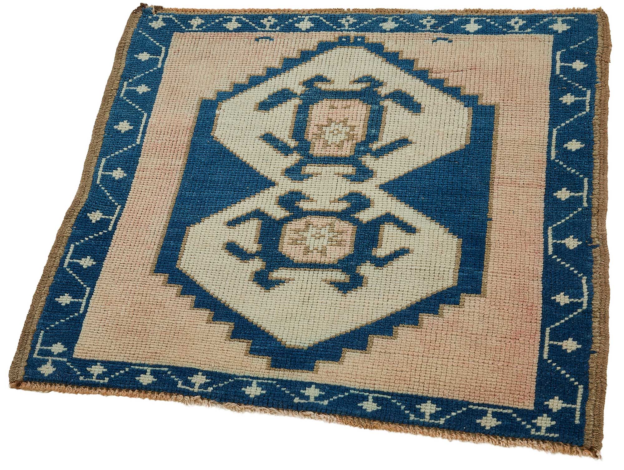 2x2 Vintage Turkish Small Rug – 50717