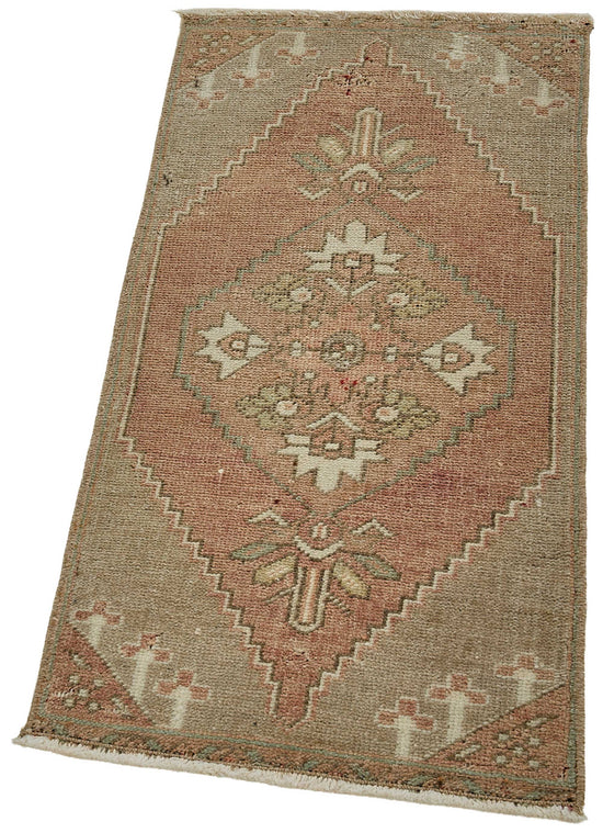 1x3 Vintage Turkish Small Rug – 50718