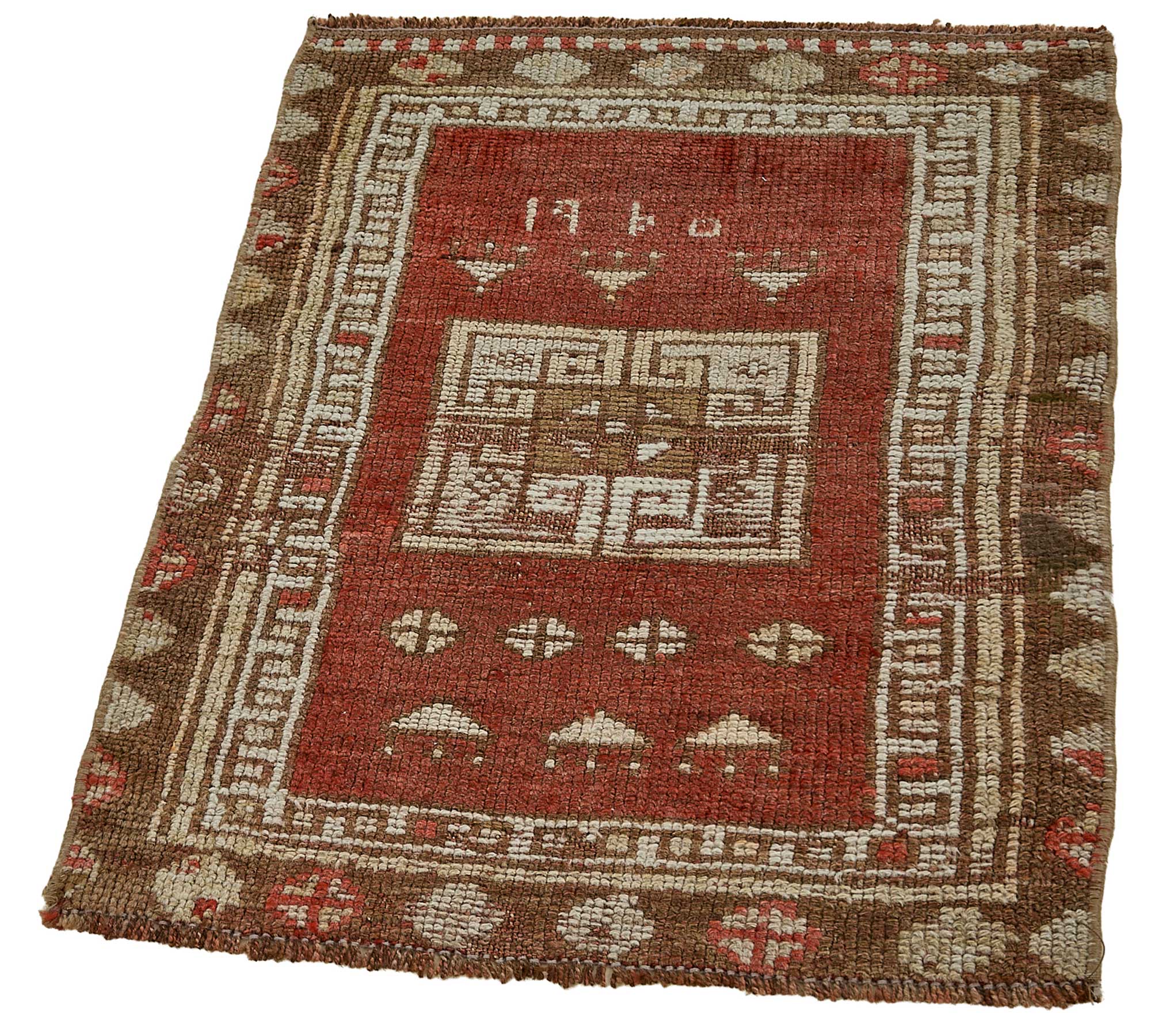 2x2 Vintage Turkish Small Rug – 50720