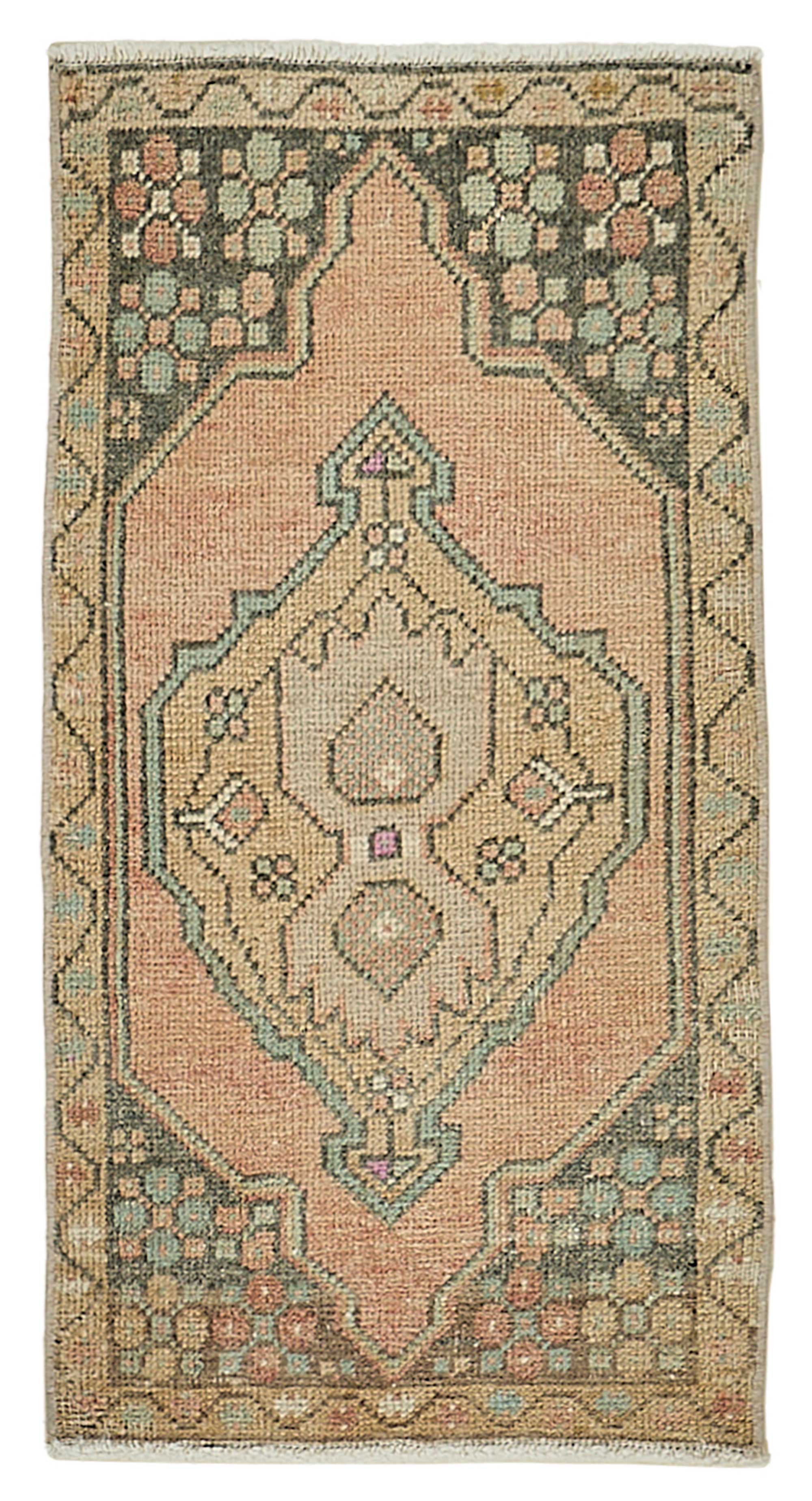 1x3 Vintage Turkish Small Rug – 50721