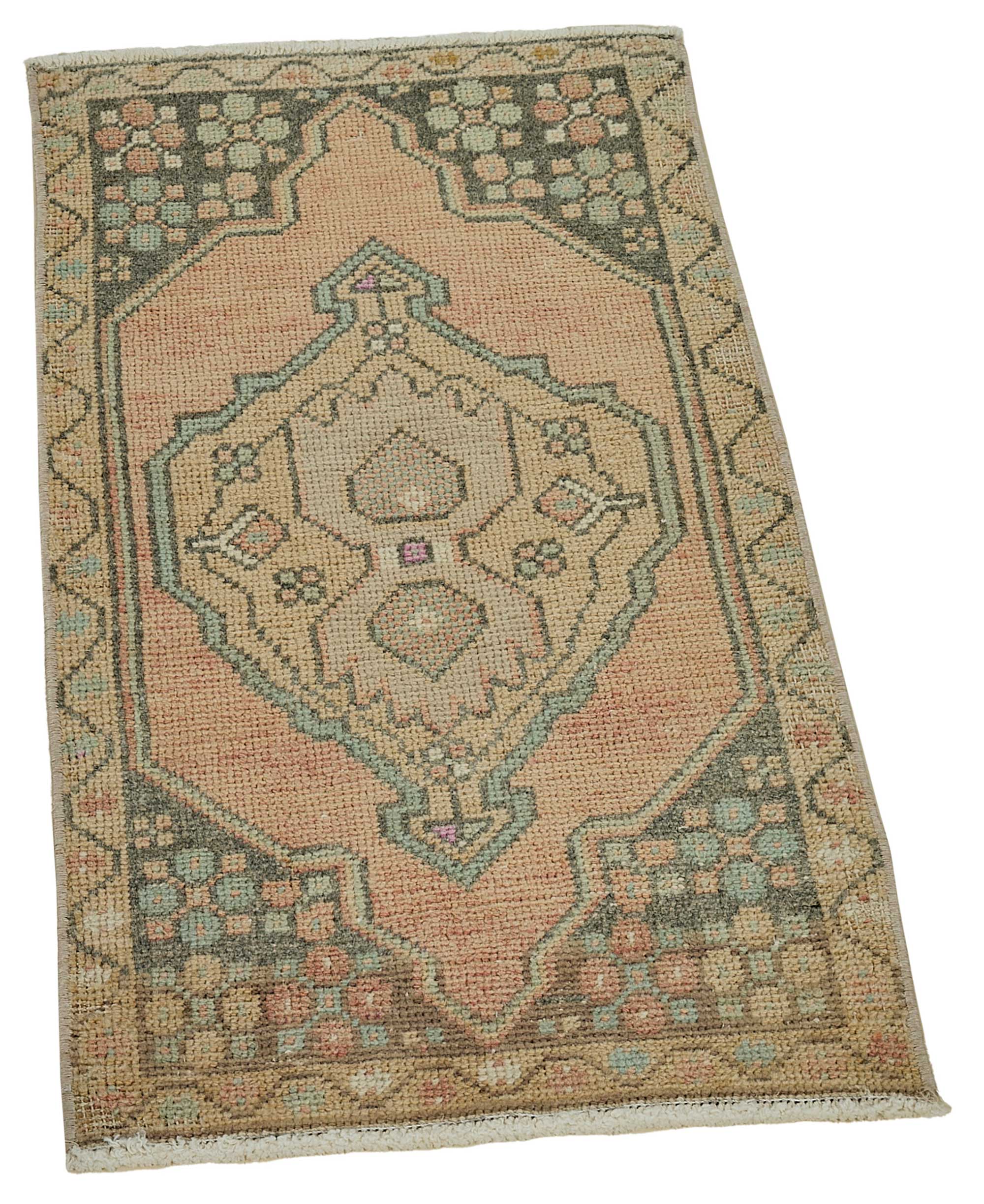 1x3 Vintage Turkish Small Rug – 50721