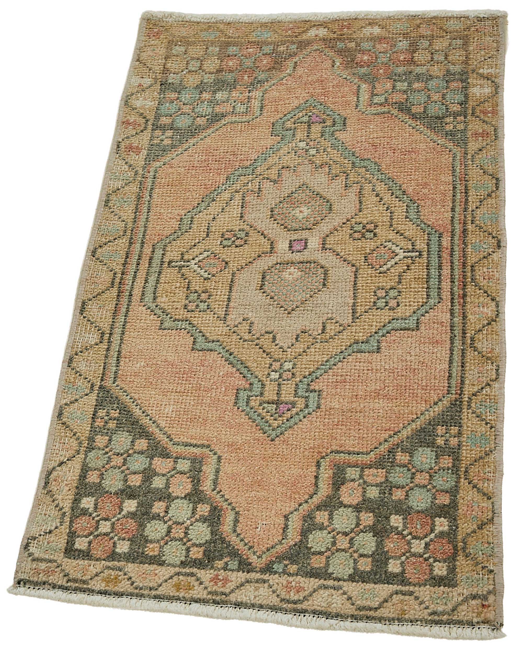 1x3 Vintage Turkish Small Rug – 50721