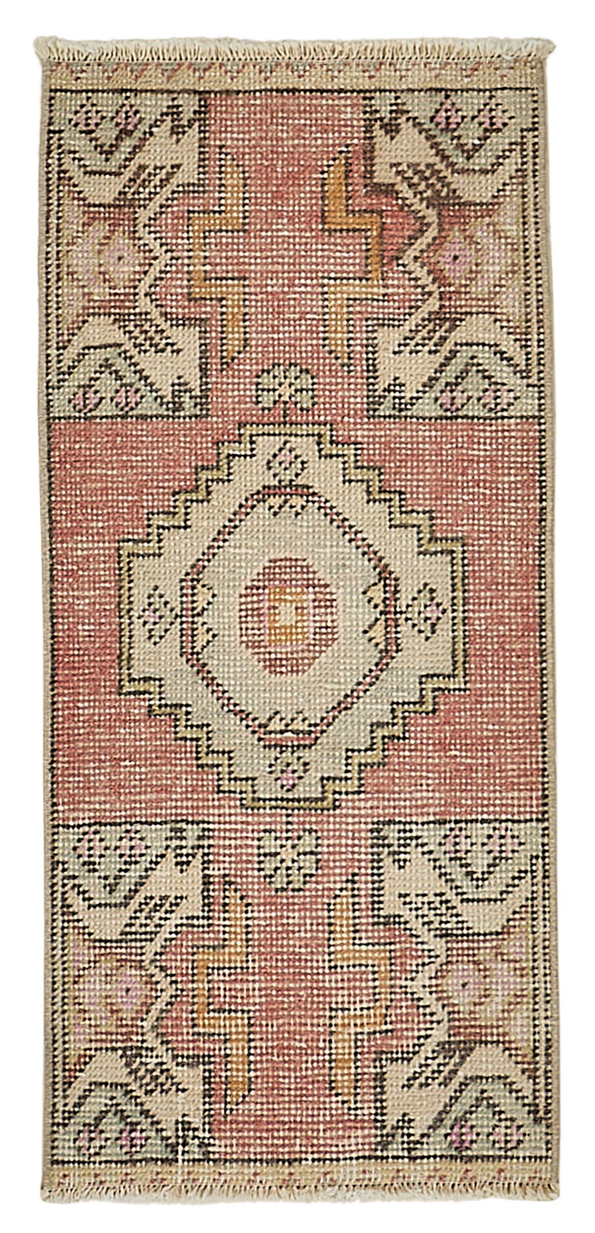 1x3 Vintage Turkish Small Rug – 50724