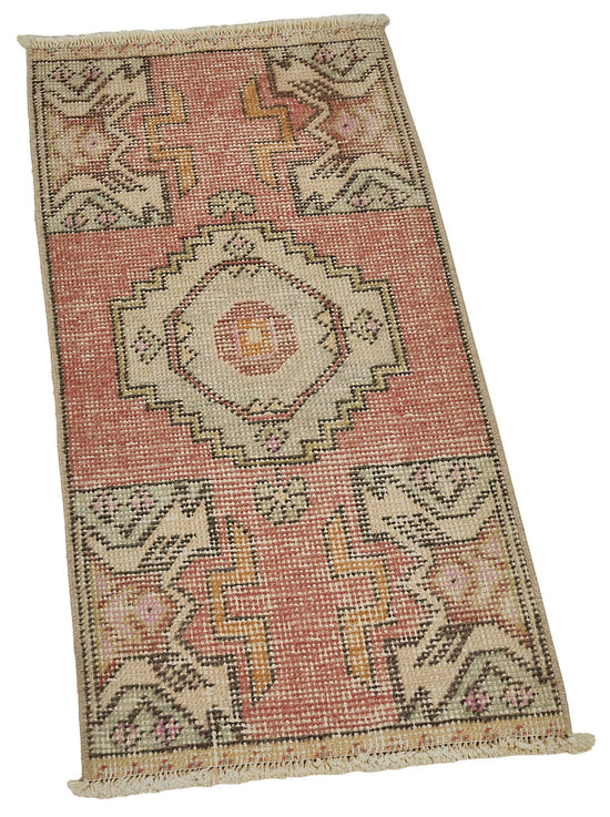 1x3 Vintage Turkish Small Rug – 50724