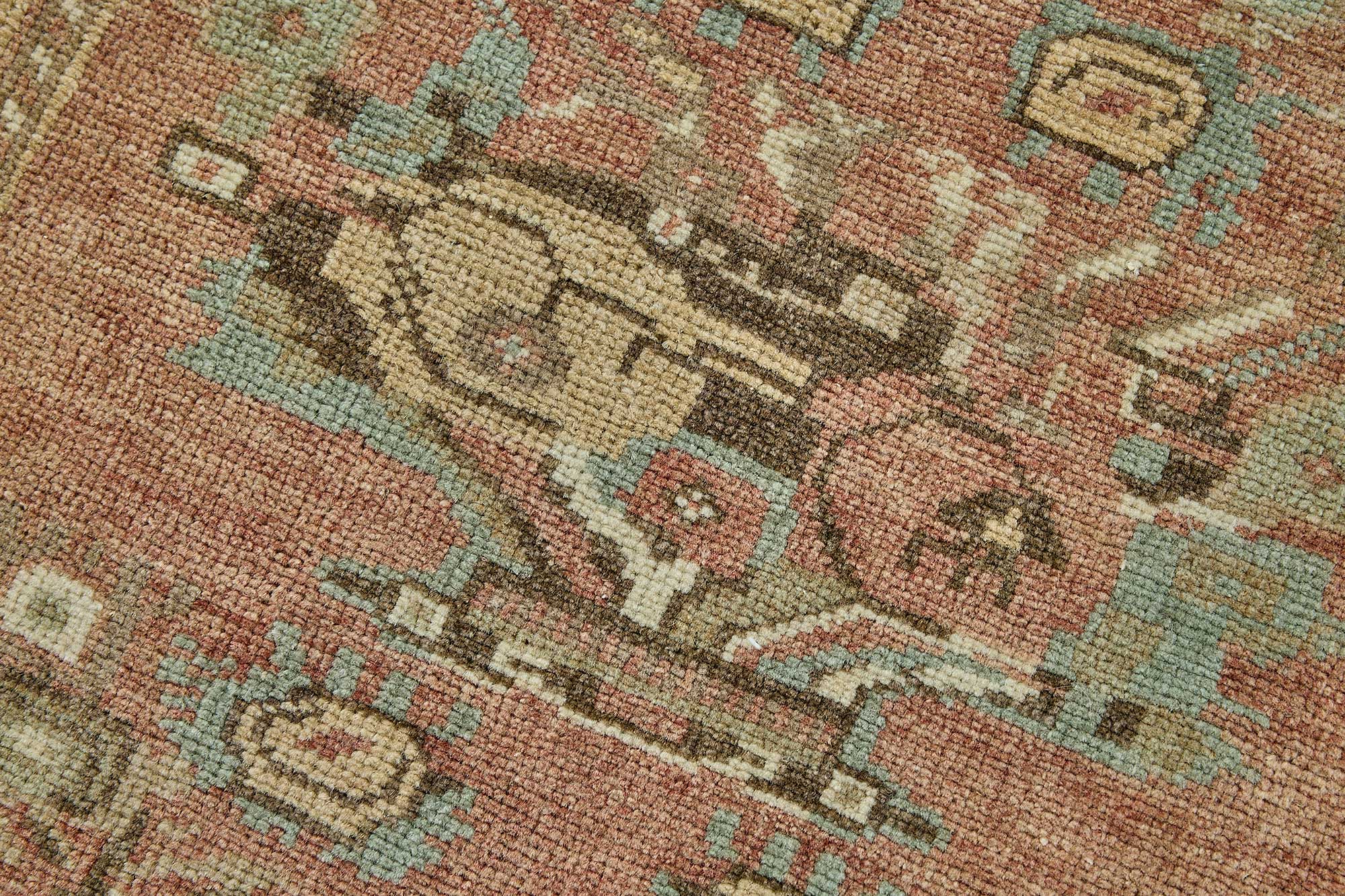 2x2 Vintage Turkish Small Rug – 50733