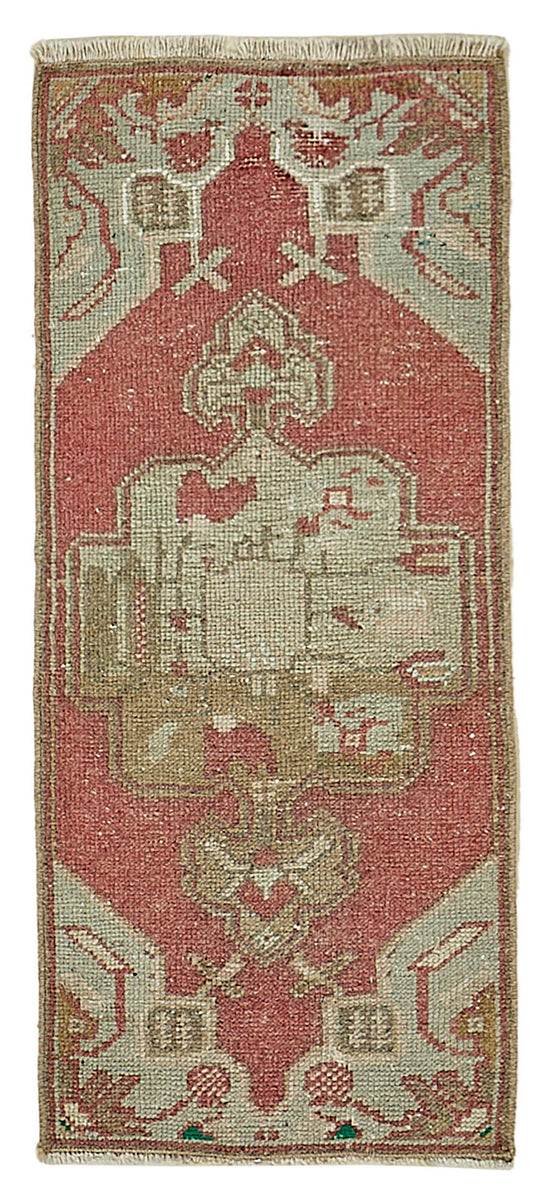 1x3 Vintage Turkish Small Rug – 50736