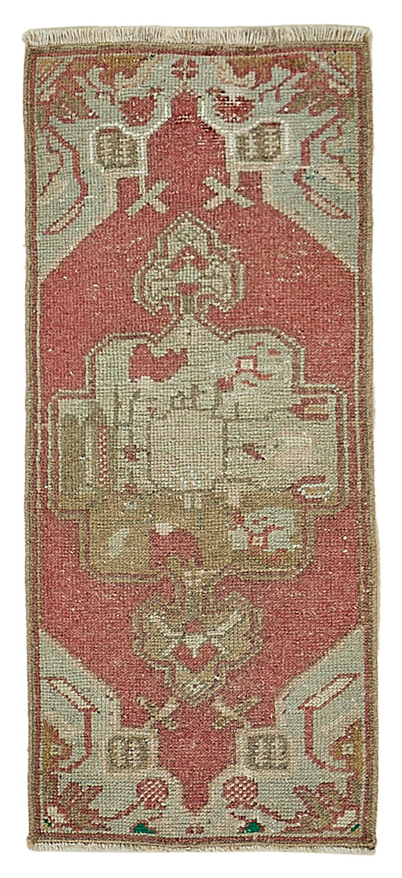 1x3 Vintage Turkish Small Rug – 50736