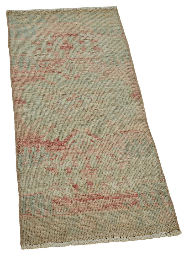 1x3 Vintage Turkish Small Rug – 50737