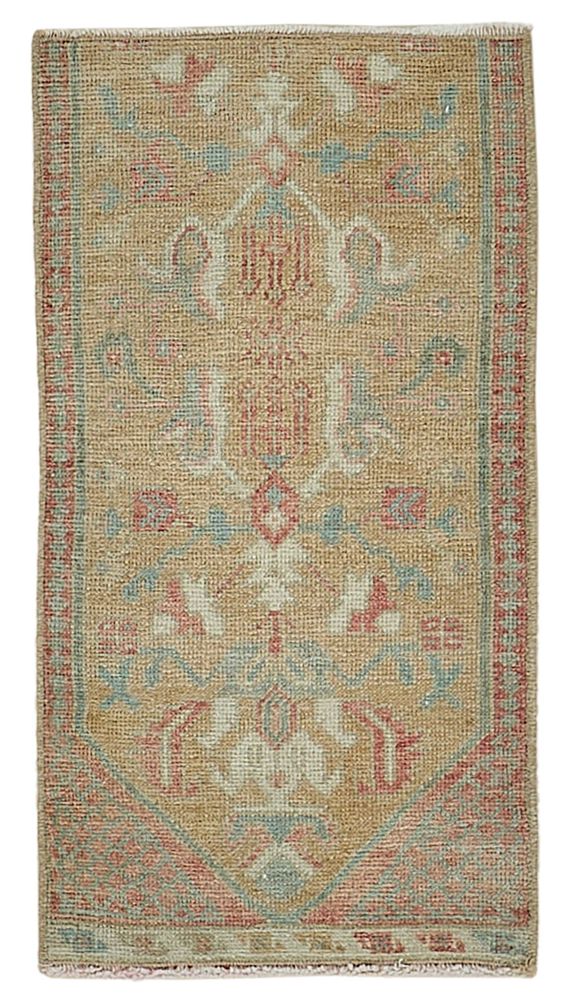 1x2 Vintage Turkish Small Rug – 50750