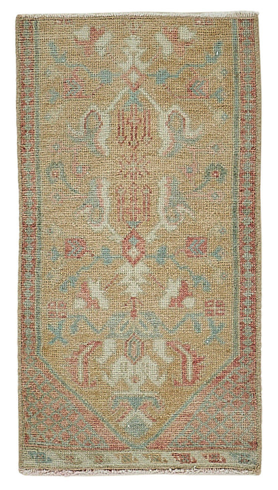 1x2 Vintage Turkish Small Rug – 50750