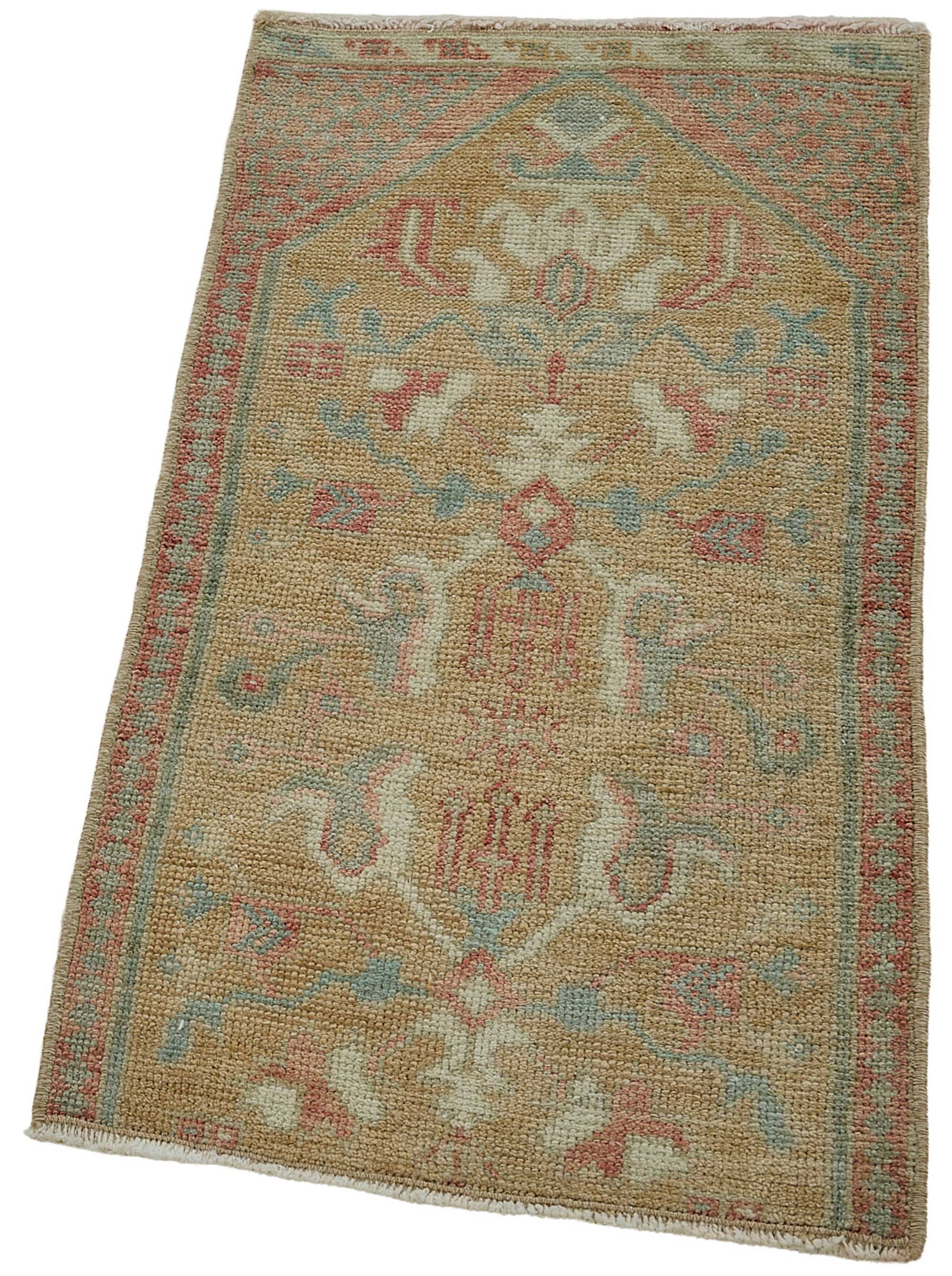 1x2 Vintage Turkish Small Rug – 50750