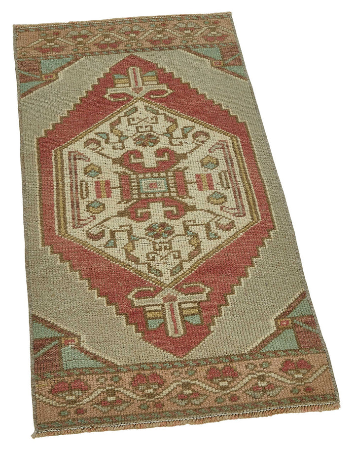 1x3 Vintage Turkish Small Rug – 50756