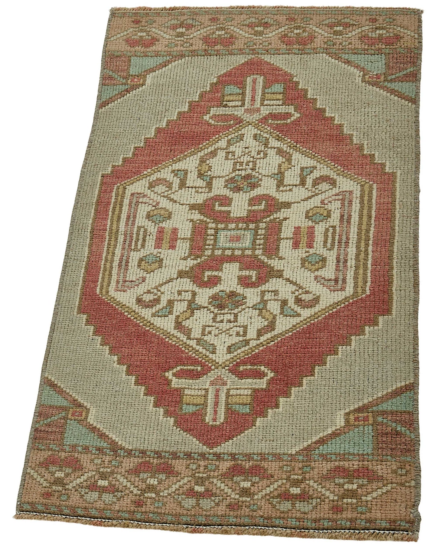 1x3 Vintage Turkish Small Rug – 50756