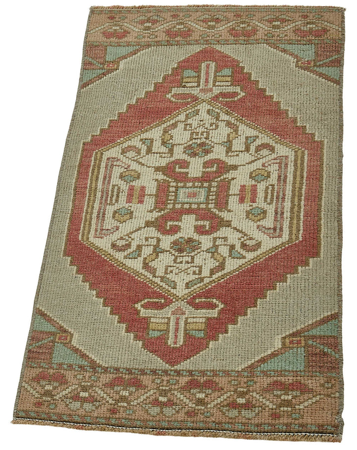 1x3 Vintage Turkish Small Rug – 50756