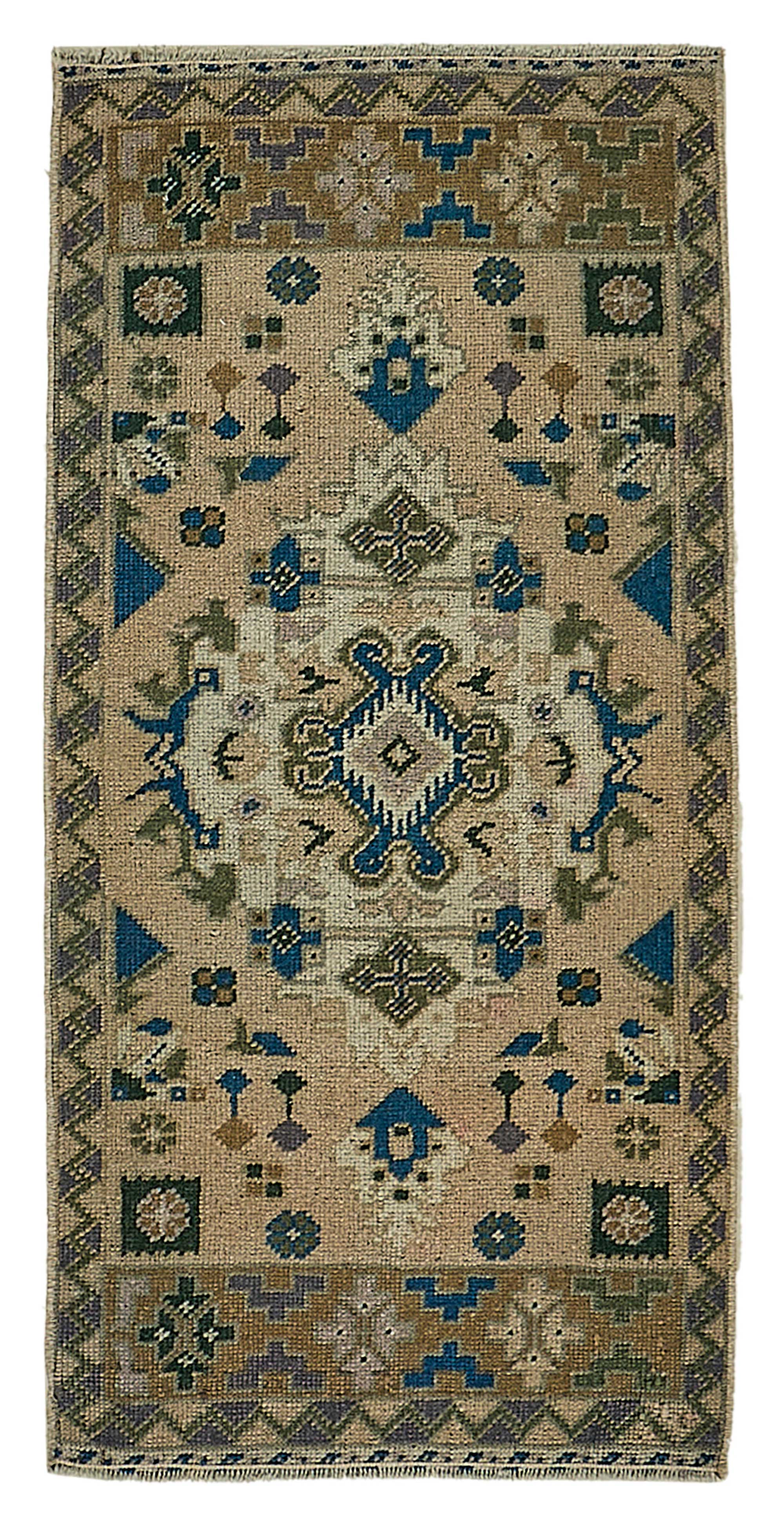2x3 Vintage Turkish Small Rug – 50759