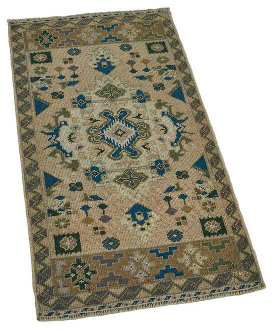 2x3 Vintage Turkish Small Rug – 50759
