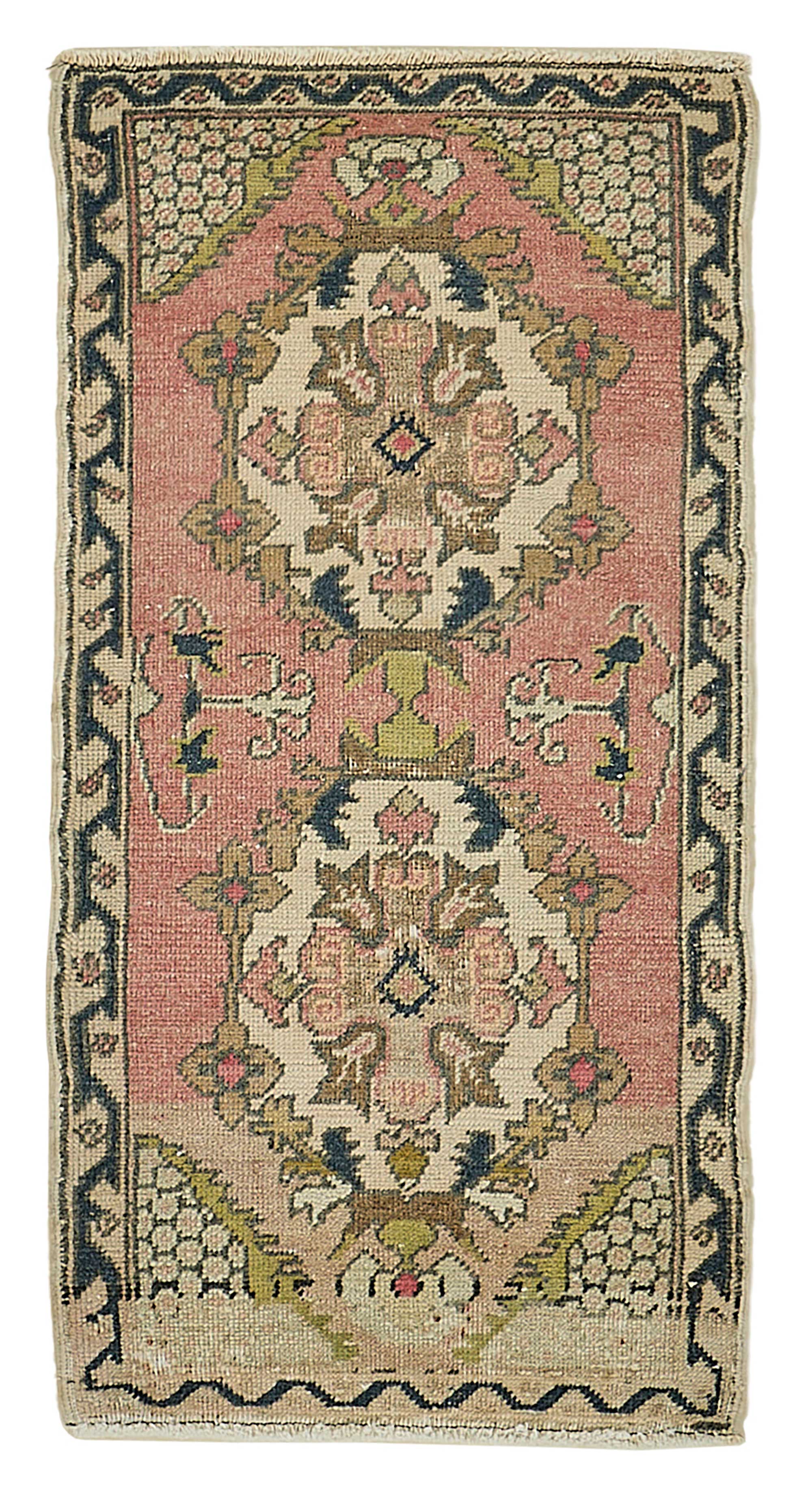 2x3 Vintage Turkish Small Rug – 50762