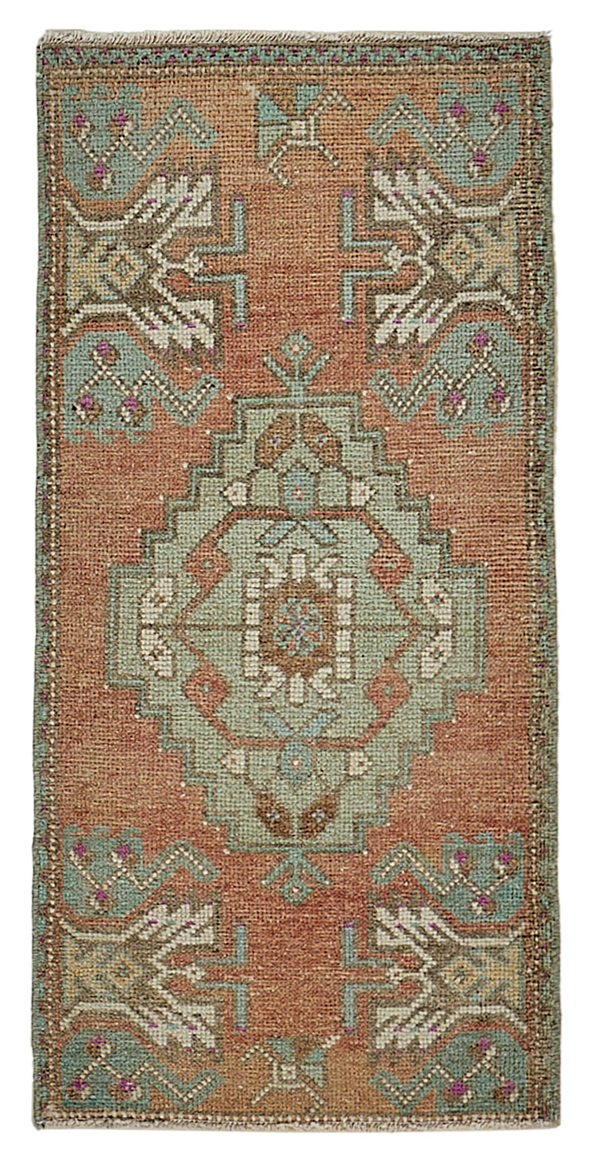 1x3 Vintage Turkish Small Rug – 50764