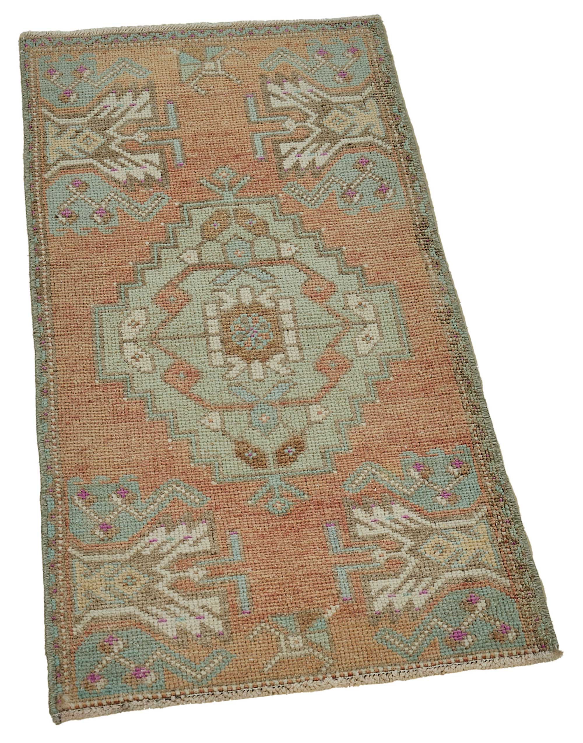 1x3 Vintage Turkish Small Rug – 50764