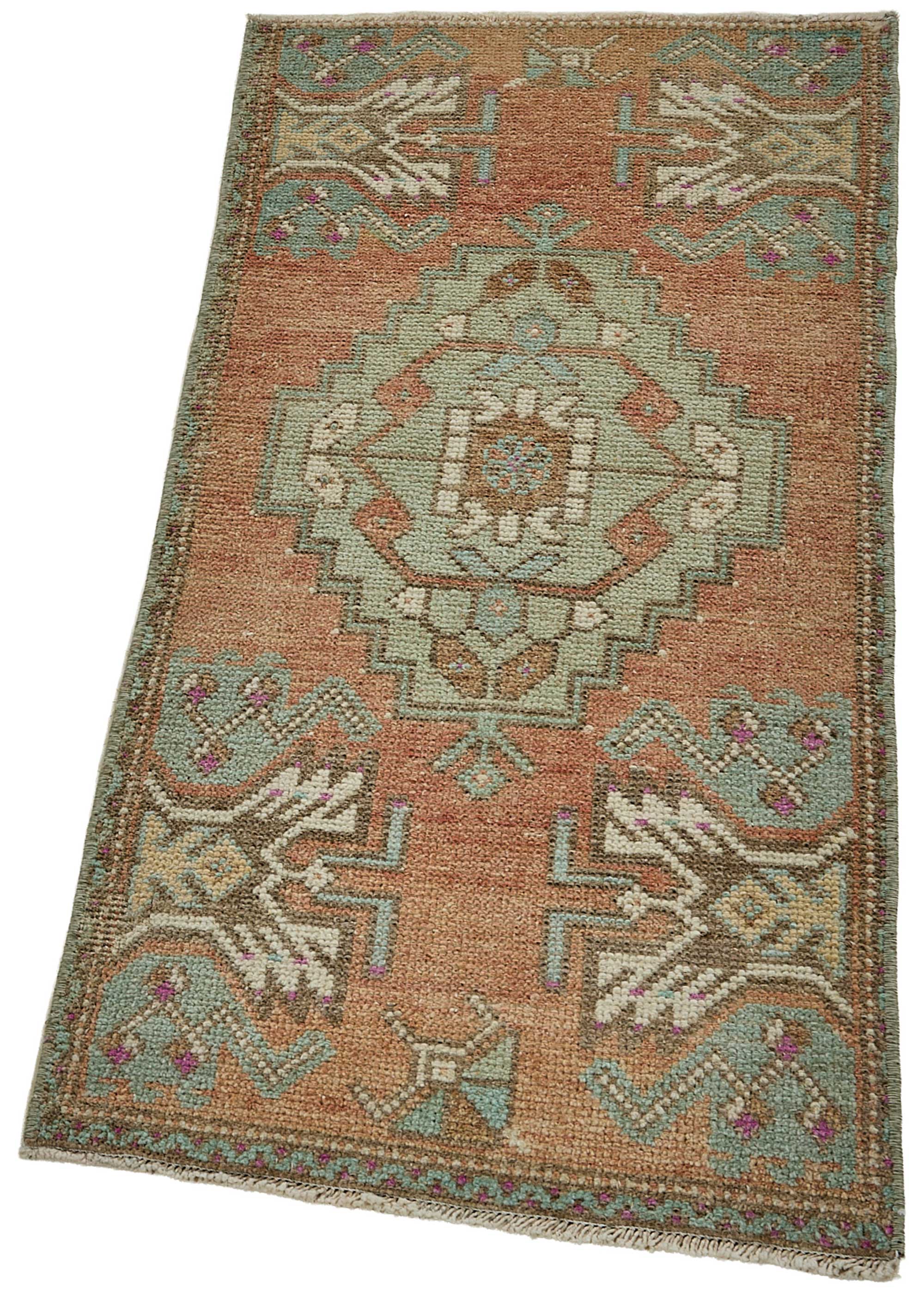 1x3 Vintage Turkish Small Rug – 50764