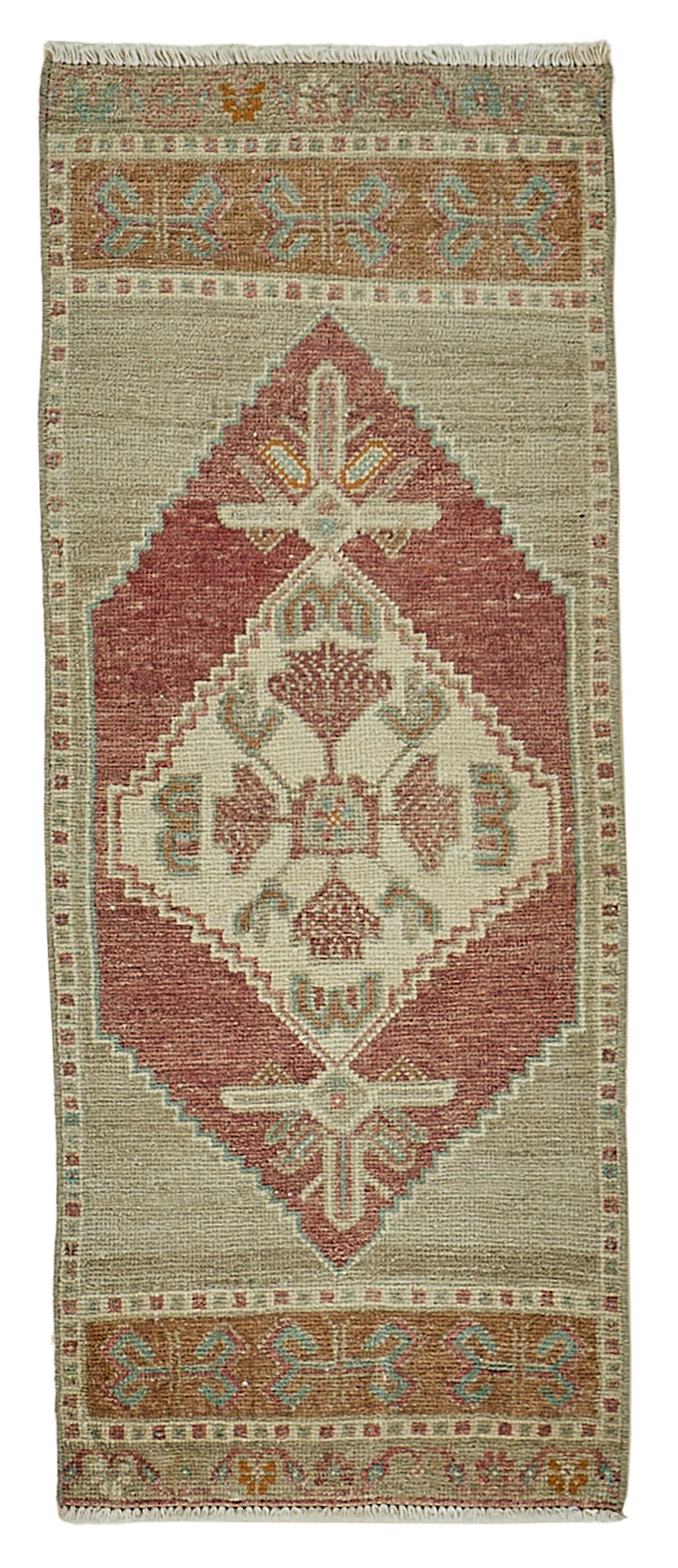1x3 Vintage Turkish Small Rug – 50771