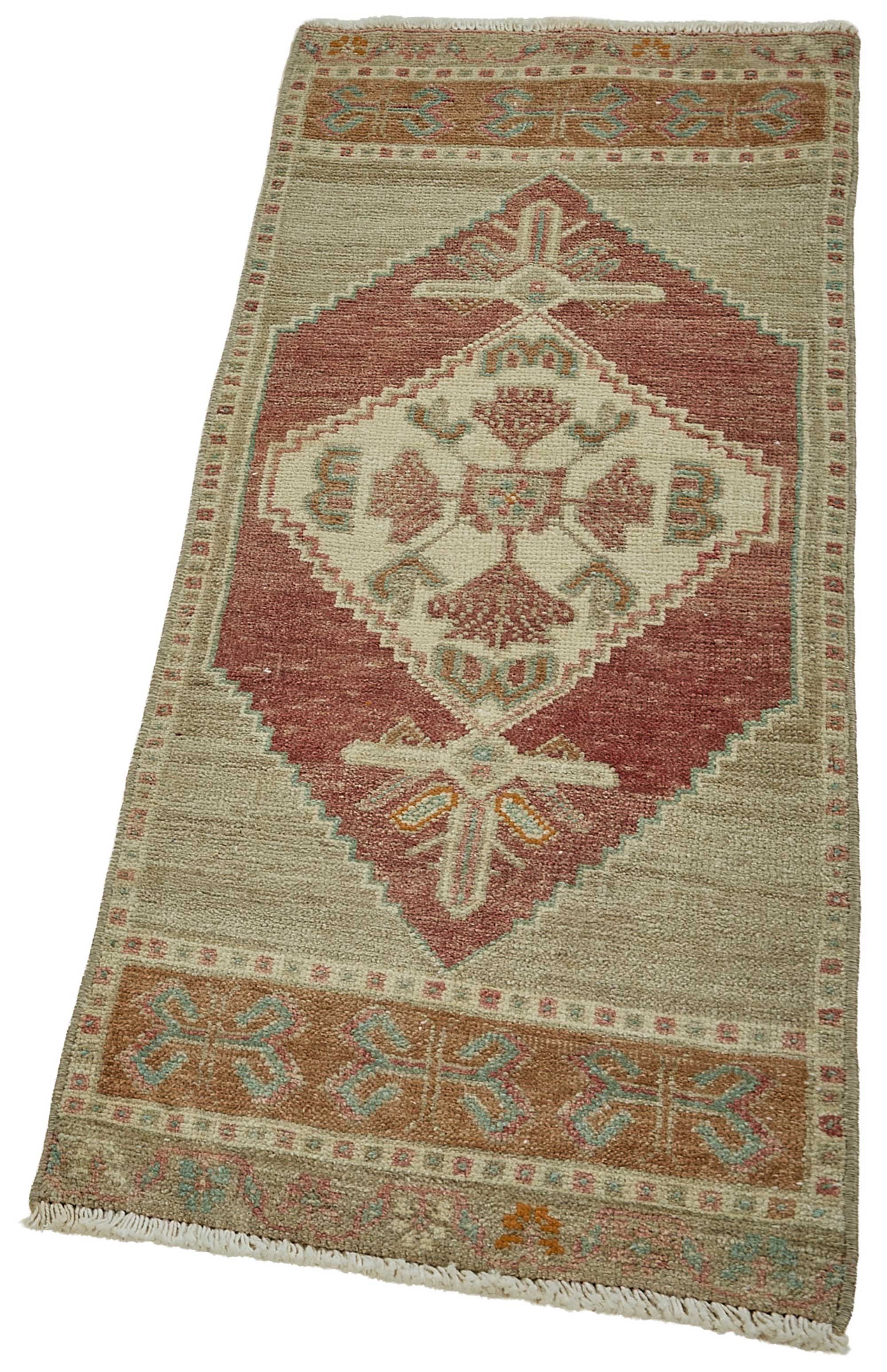 1x3 Vintage Turkish Small Rug – 50771