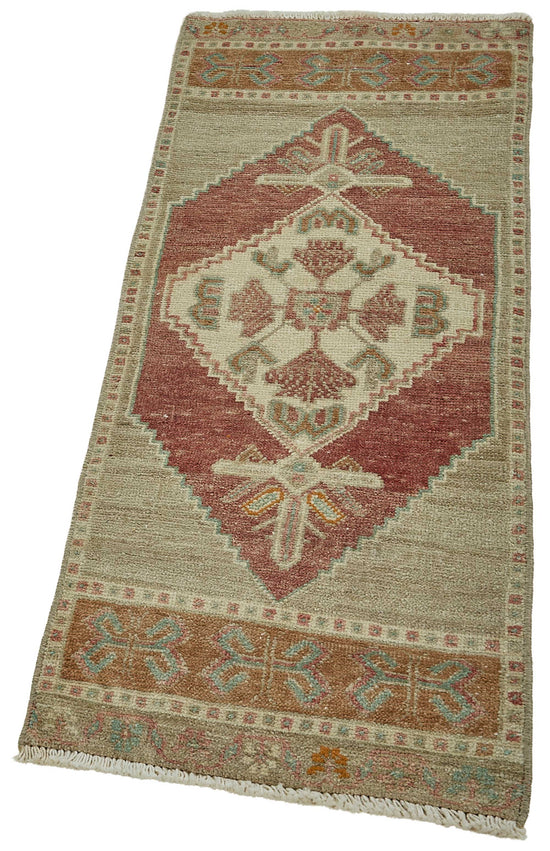 1x3 Vintage Turkish Small Rug – 50771