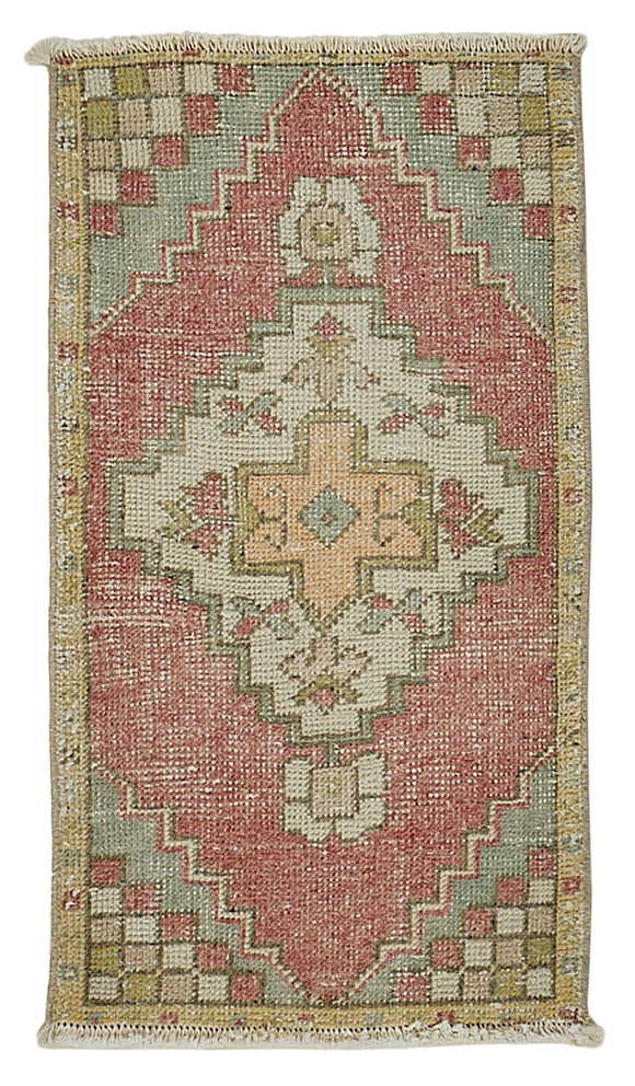 1x3 Vintage Turkish Small Rug – 50774