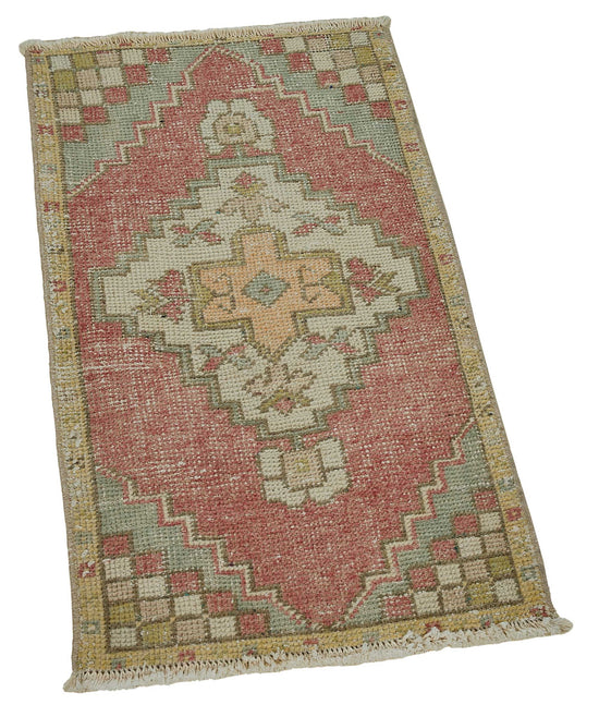 1x3 Vintage Turkish Small Rug – 50774