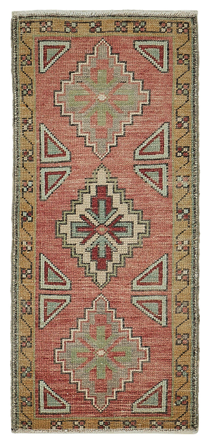 1x3 Vintage Turkish Small Rug – 50776