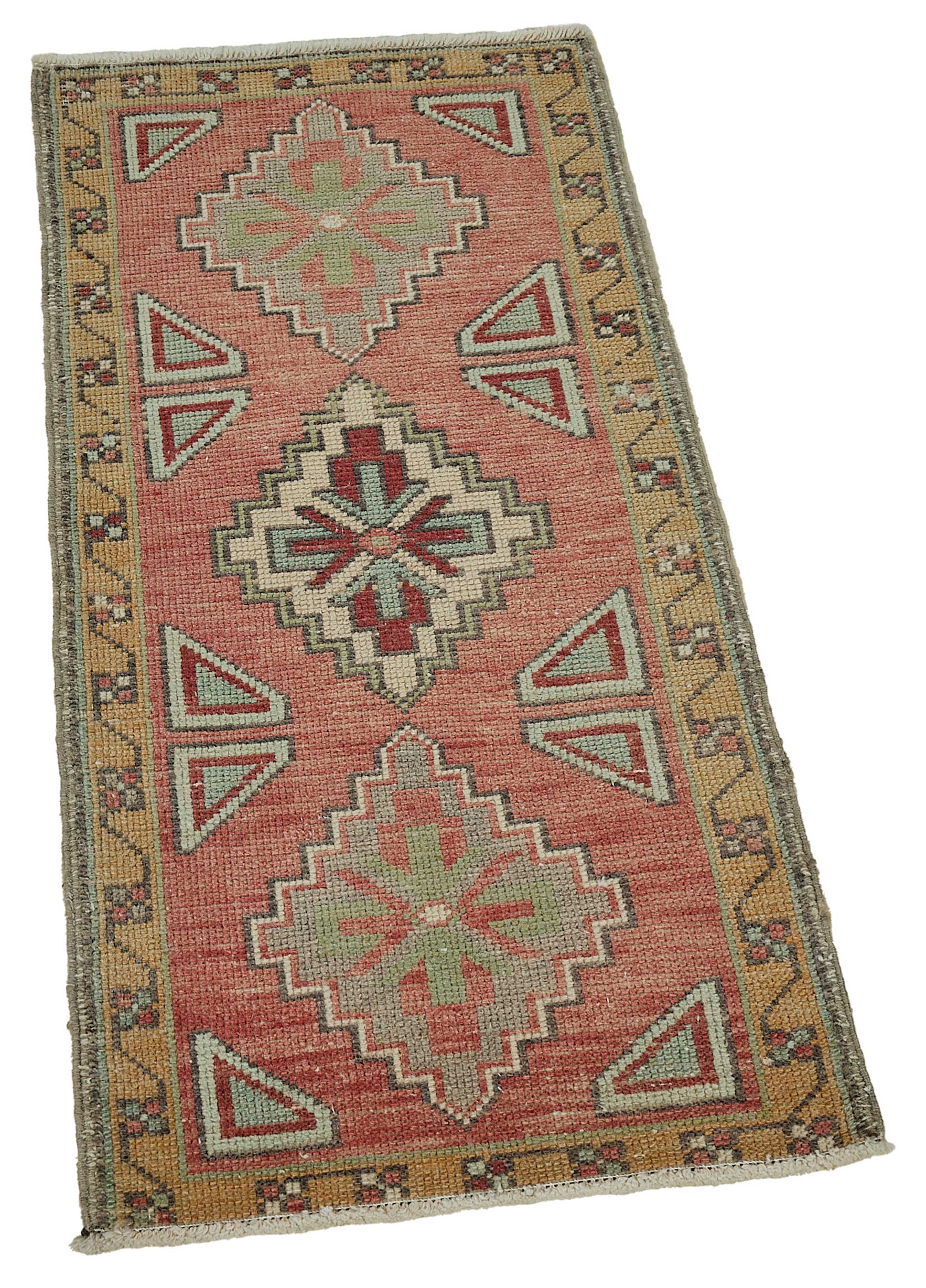 1x3 Vintage Turkish Small Rug – 50776