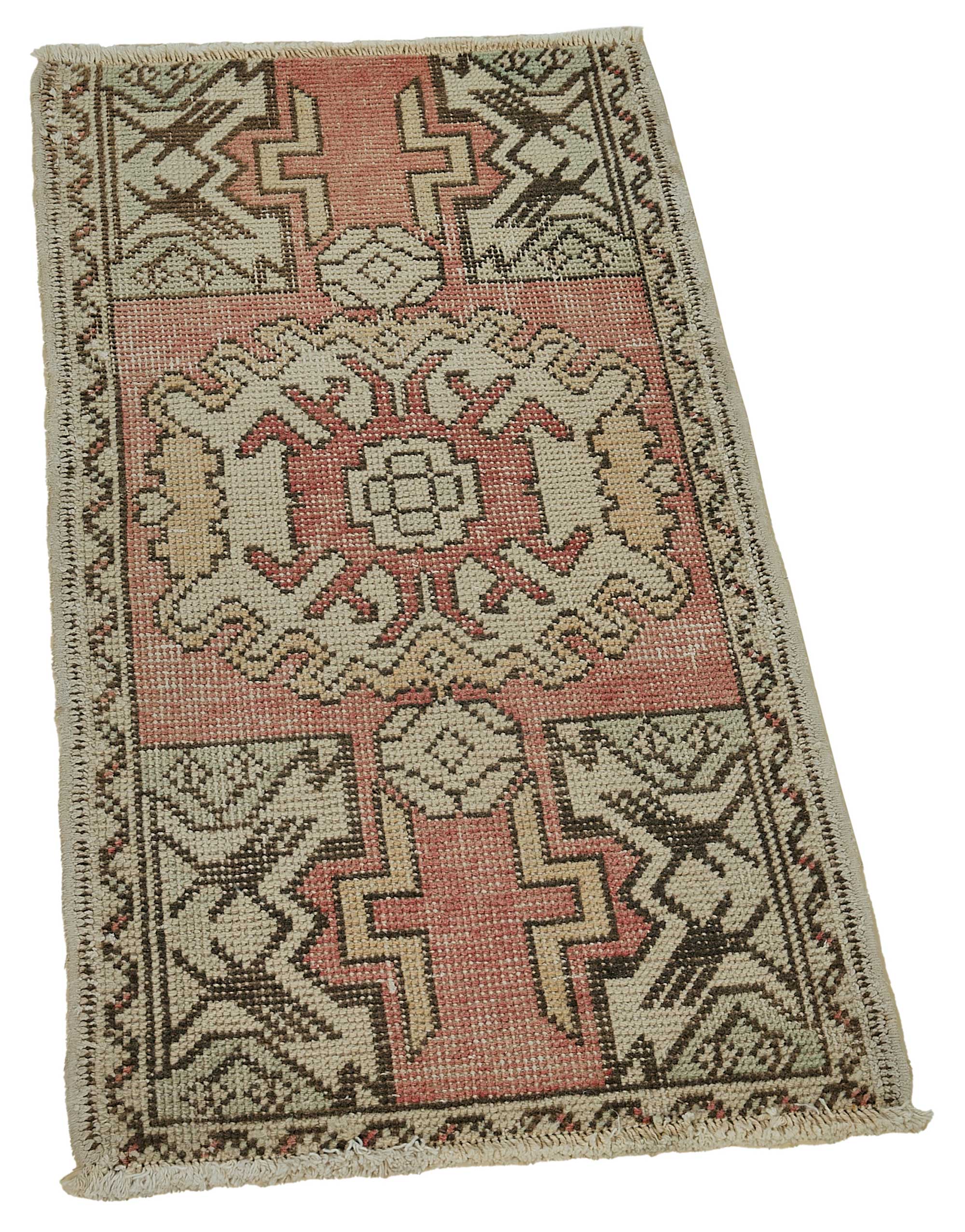 1x3 Vintage Turkish Small Rug – 50777
