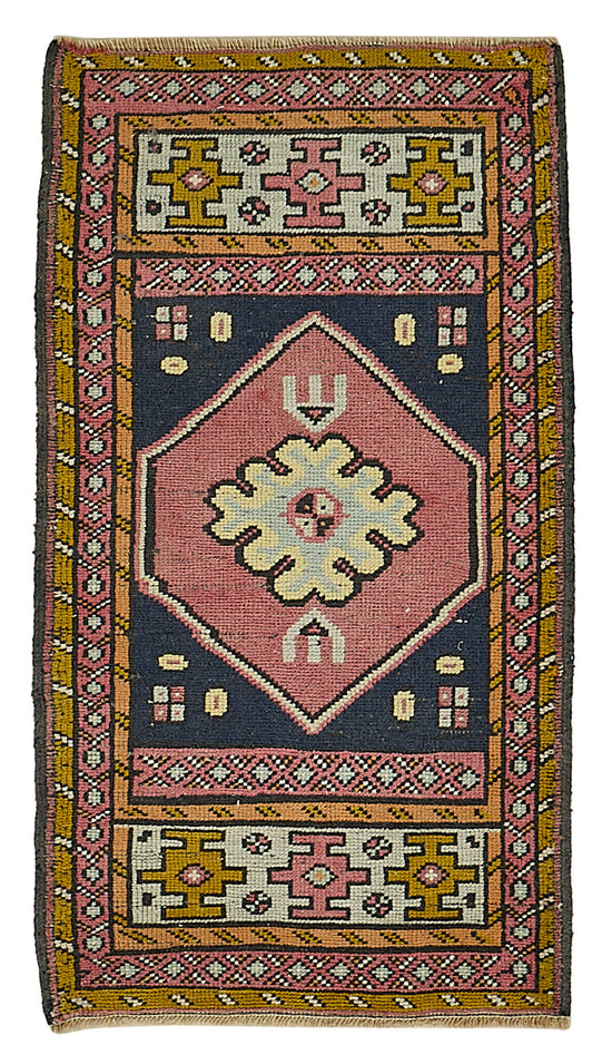 2x3 Vintage Turkish Small Rug – 50780