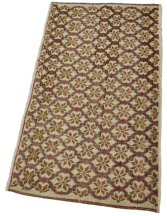 1x3 Vintage Turkish Small Rug – 50786