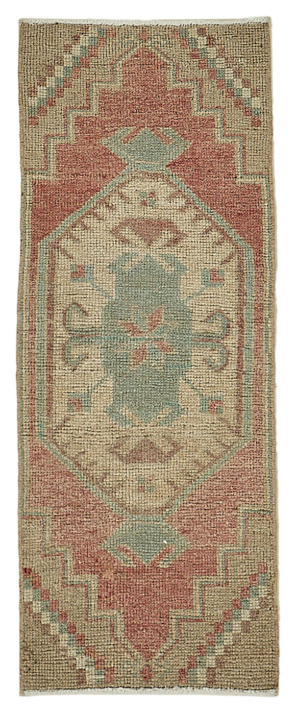 1x3 Vintage Turkish Small Rug – 50790
