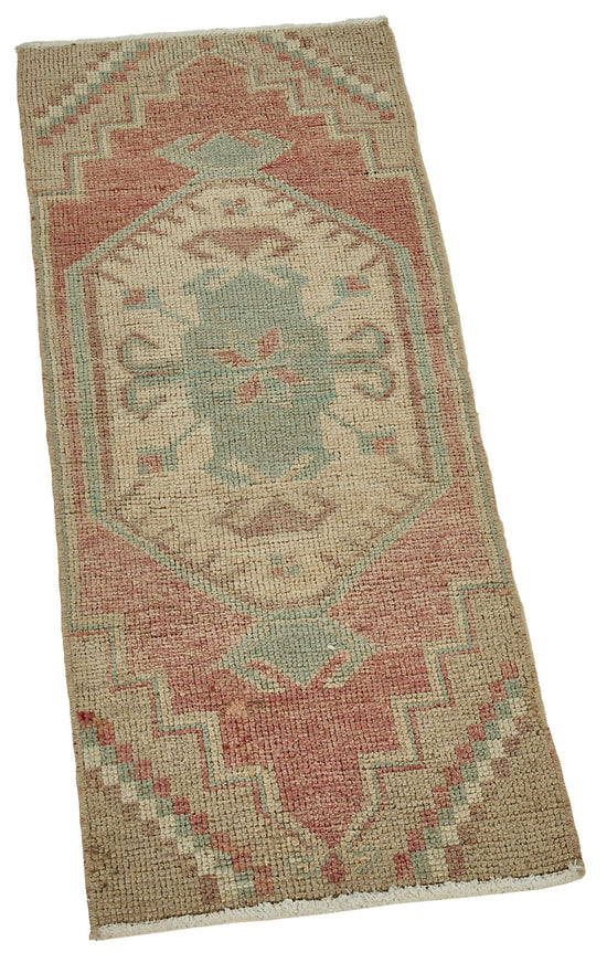 1x3 Vintage Turkish Small Rug – 50790