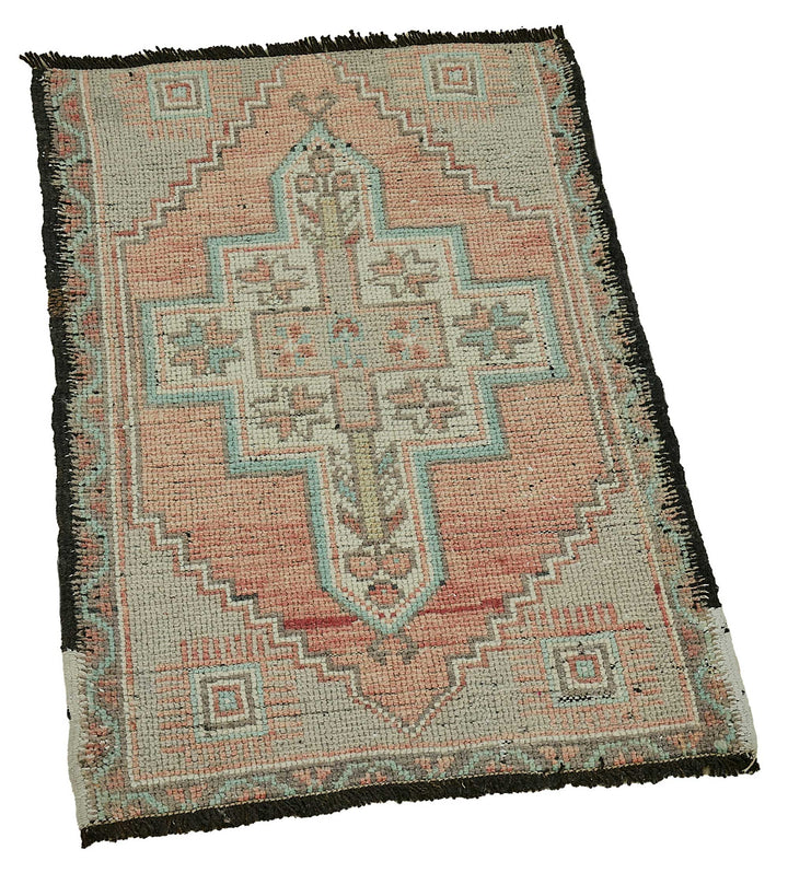 2x2 Vintage Turkish Small Rug – 50792