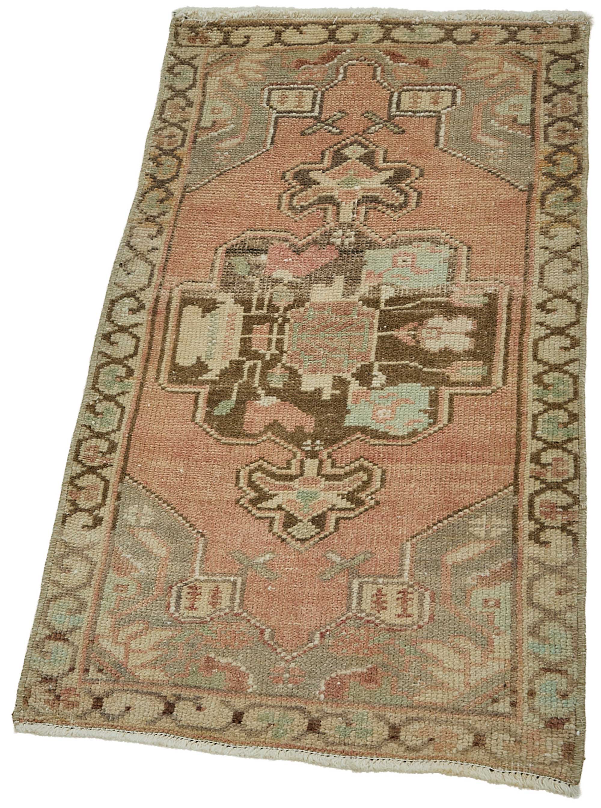 1x3 Vintage Turkish Small Rug – 50796
