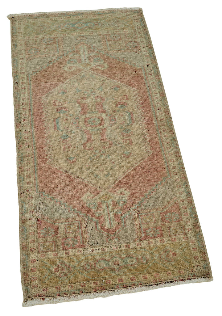 1x3 Vintage Turkish Small Rug – 50797